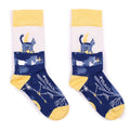 Hop Hare Bamboo Socks S/M Midnight Cat for Comfort and Style