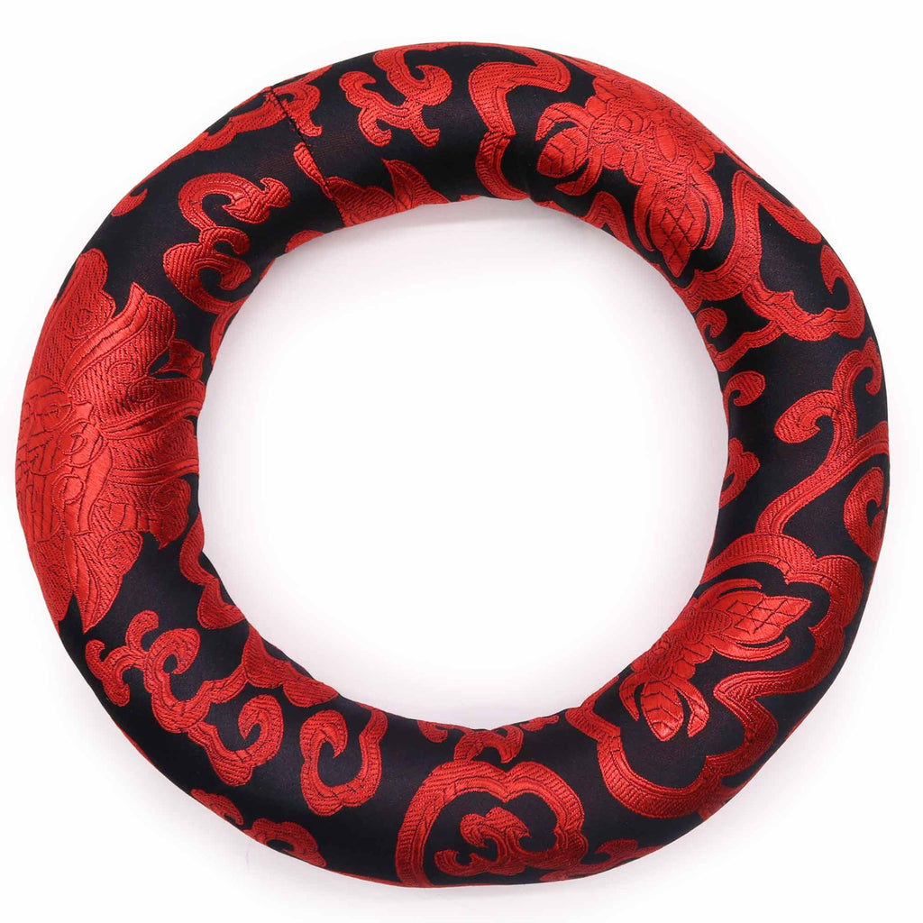 Hoop Cushion 20cm for 22 to 26cm Singing Bowls in Red