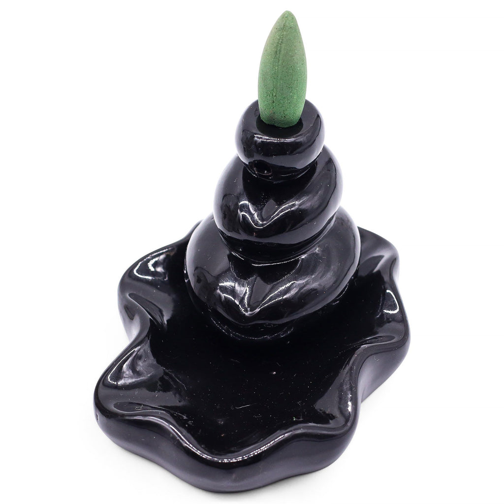 Pack of 10 Jasmine Scented Backflow Incense Cones for Relaxation