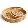 Moon Shaped Round Tray Set for Stylish Home Decor and Display Ideas