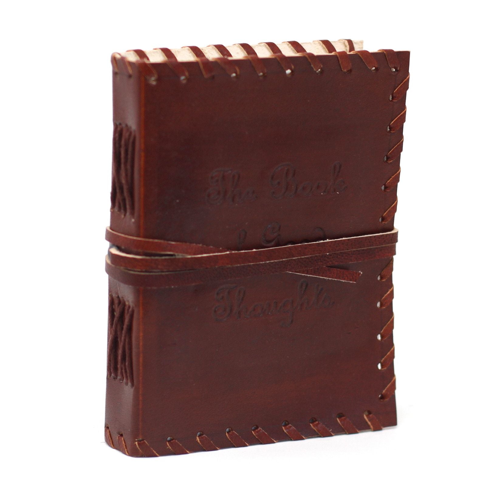Leather Book of Thoughts with Wrap Notebook for Creative Minds