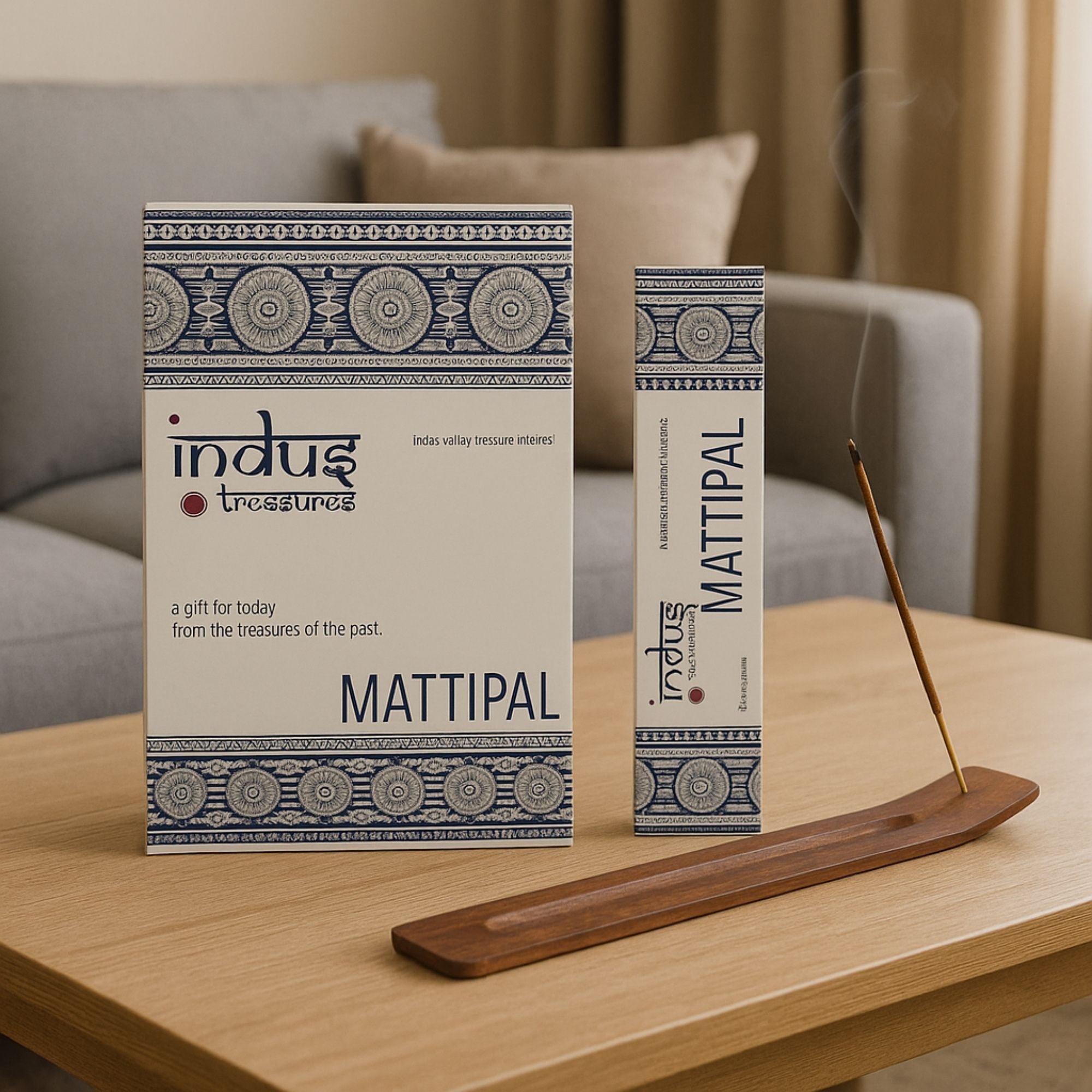 Indus Treasures Mattipal Incense Sticks 15g for Relaxation