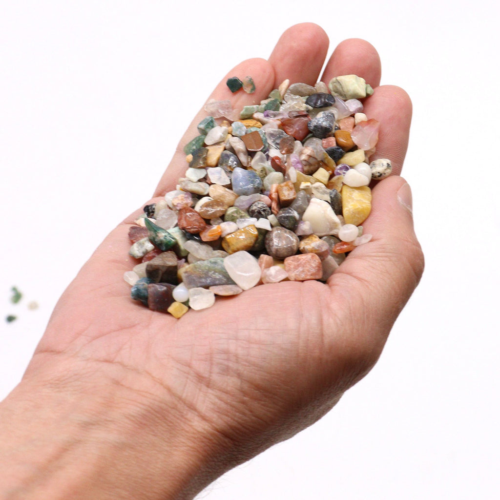 Mixed Natural Gemstone Chips 1KG for Crafting and Home Decor