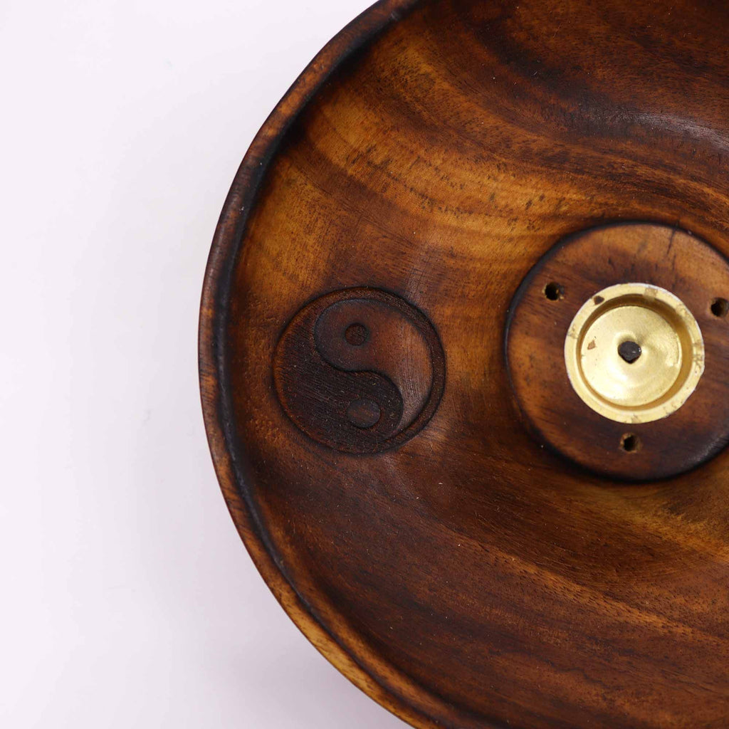 Yin & Yang Incense Stick and Cone Burner Disc for Home Decor