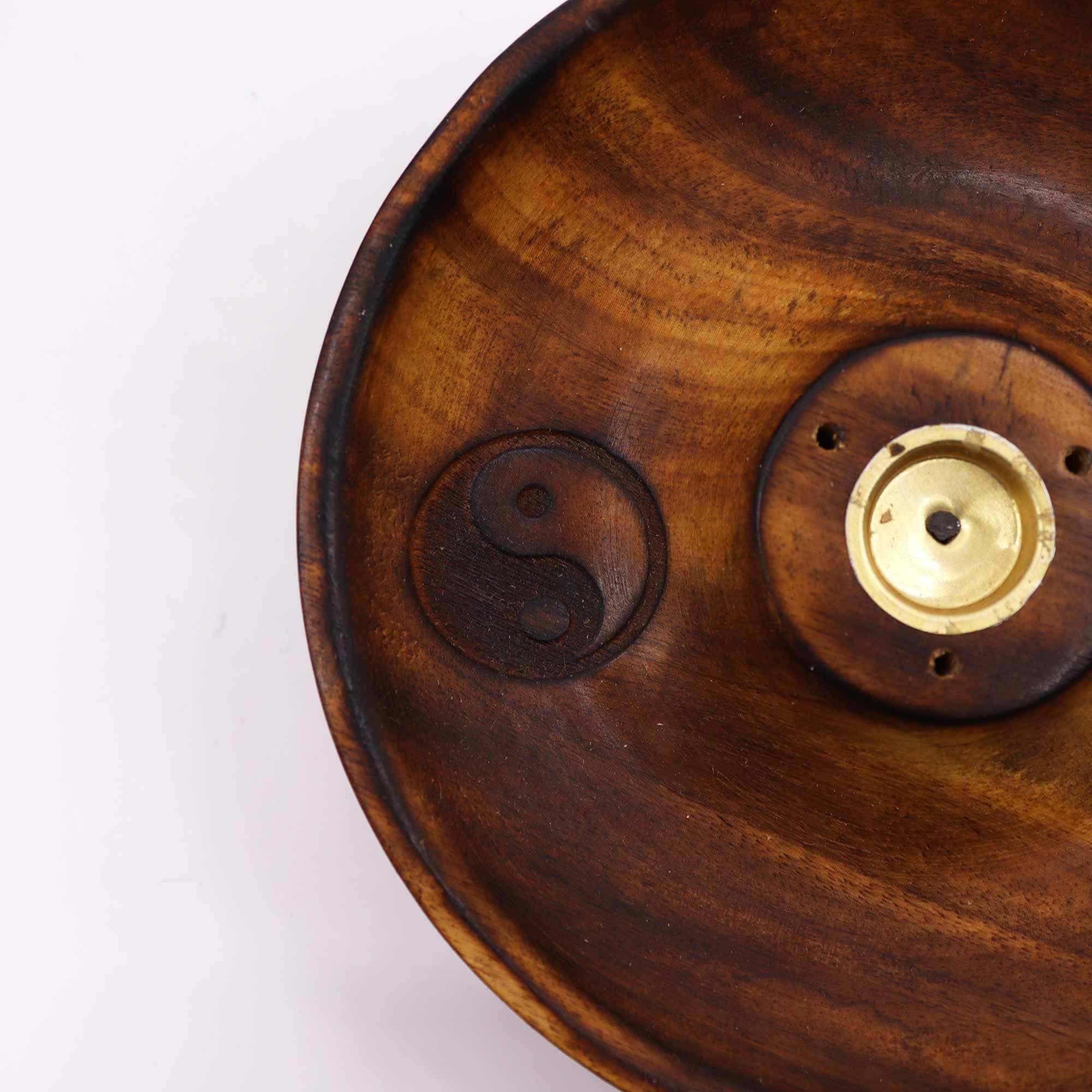 Yin & Yang Incense Stick and Cone Burner Disc for Home Decor