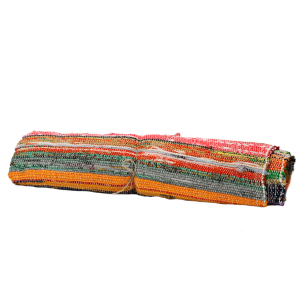 Luxury Natural Rag Rug 155 x 90cm for Home Decor Enhancement