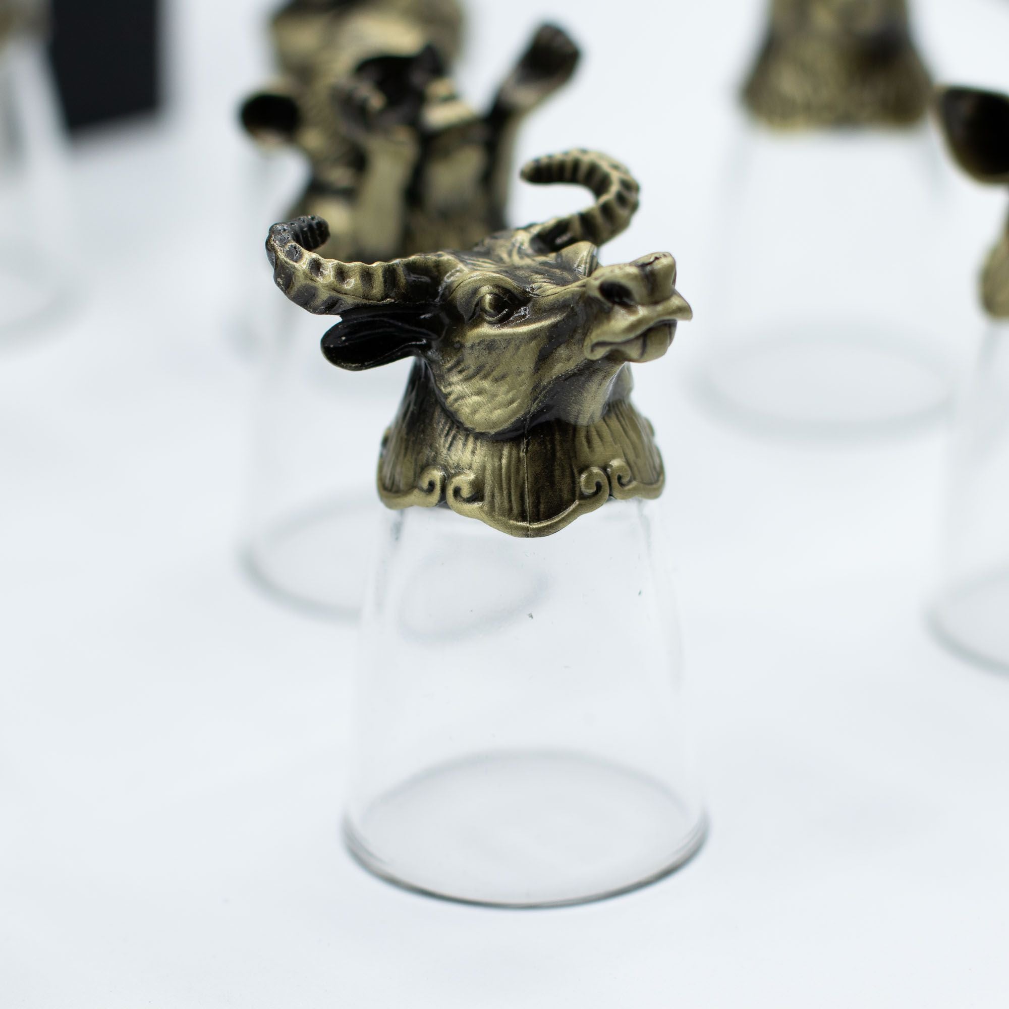 Gift Set of 12 Glasses 25ml Featuring Forest and Mystical Creatures