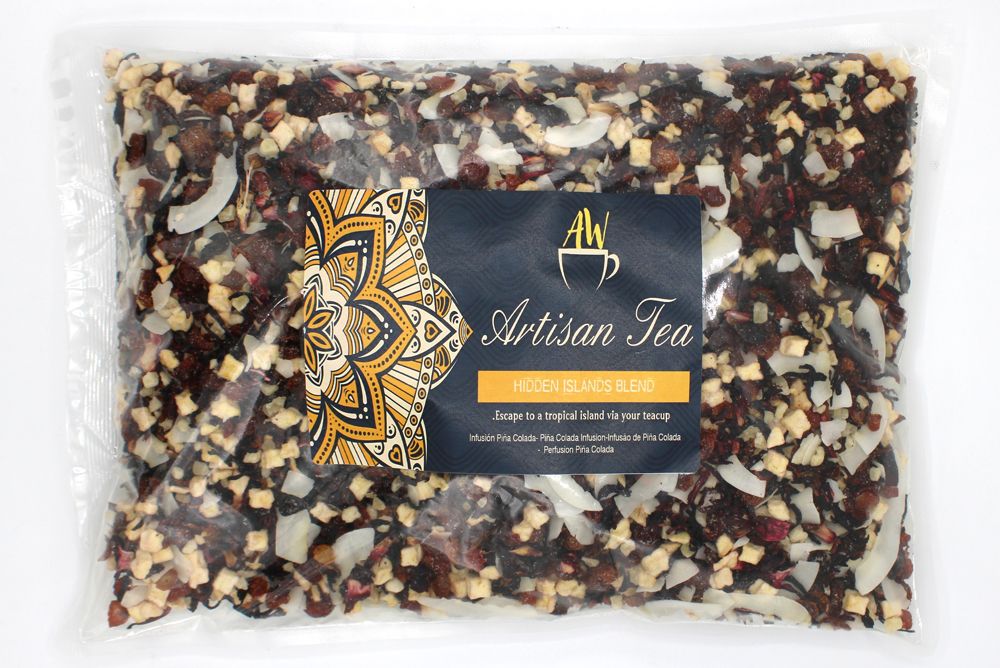 Hidden Islands Blend 1Kg Tropical Piña Colada Tea Infusion Mix