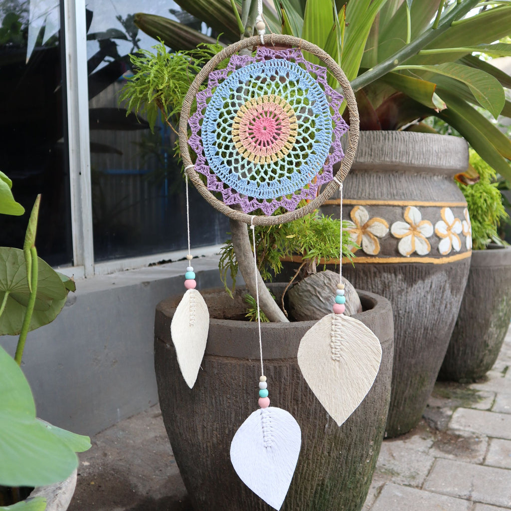 Large Multi Elemental Spirits Dream Catcher for Serene Sleep