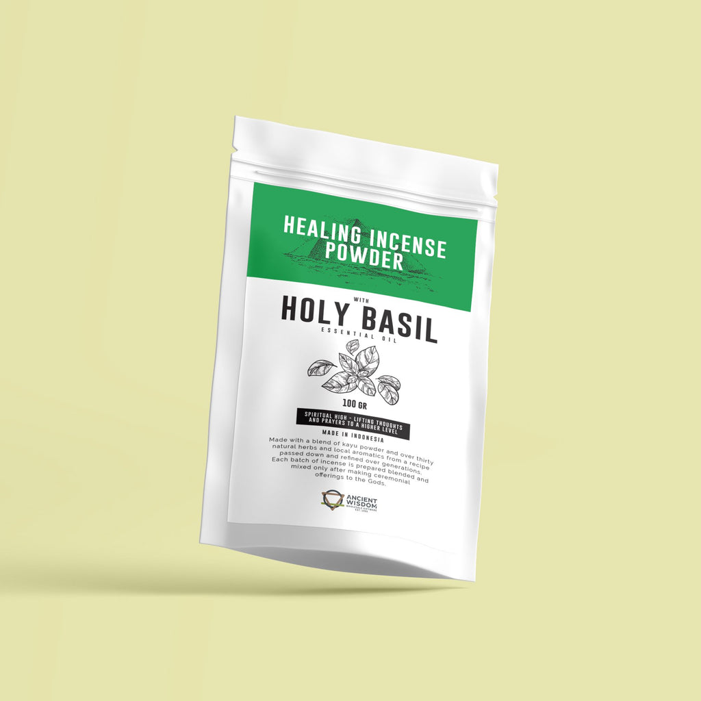 Healing Incense Powder Holy Basil for Serenity and Balance