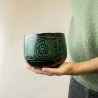Cauldron Singing Bowl - Magic Mushroom - Green (15cm)