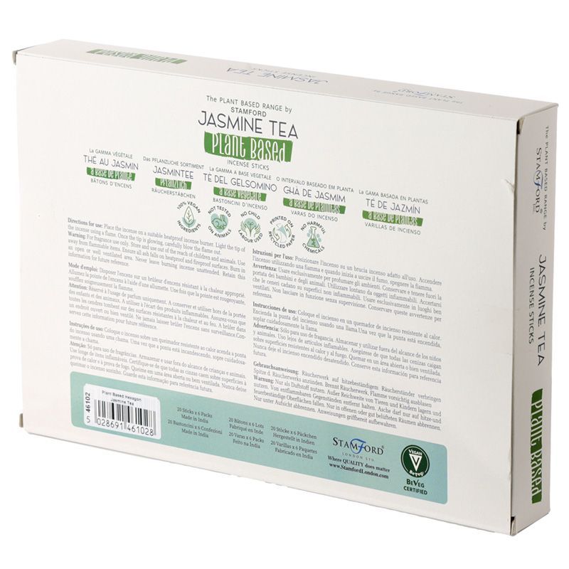 Plant Based Incense Sticks Jasmine Tea for Home Fragrance Use