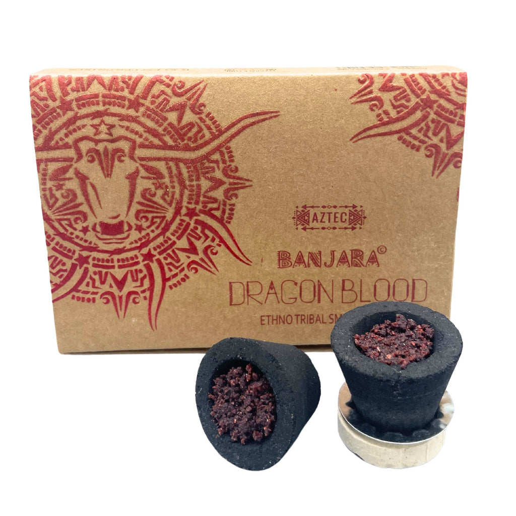 Banjara Resin Cups Dragons Blood for Smudging and Ritual Use