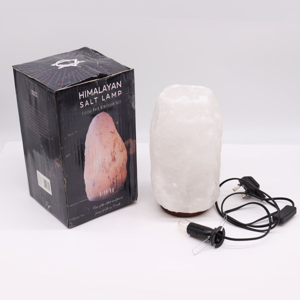 Crystal Rock Himalayan Salt Lamp with Base 8 to 10 Kilograms