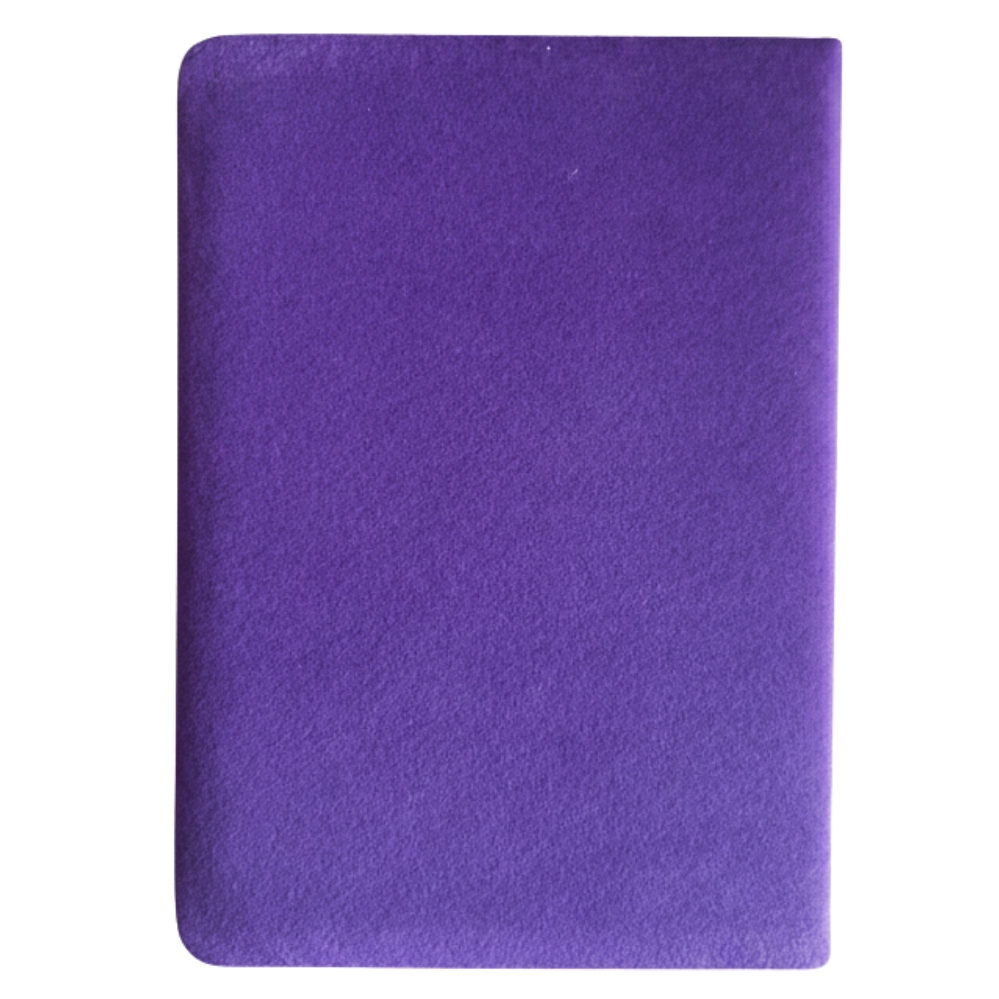Purple Velvet Notebook with 80 Pages for Creative Expression