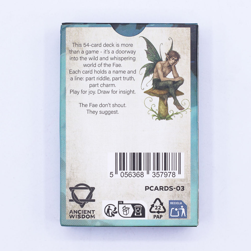 Fae Realm Playing and Oracle Cards with Enchanting Fairy Theme