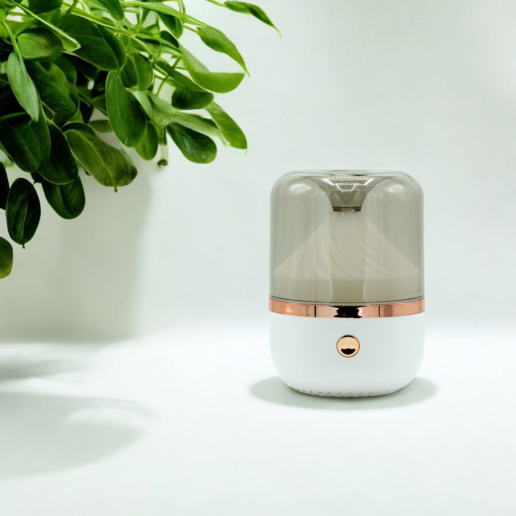 Urban Aroma Diffuser White & Bronze USB Colour Change Humidifier