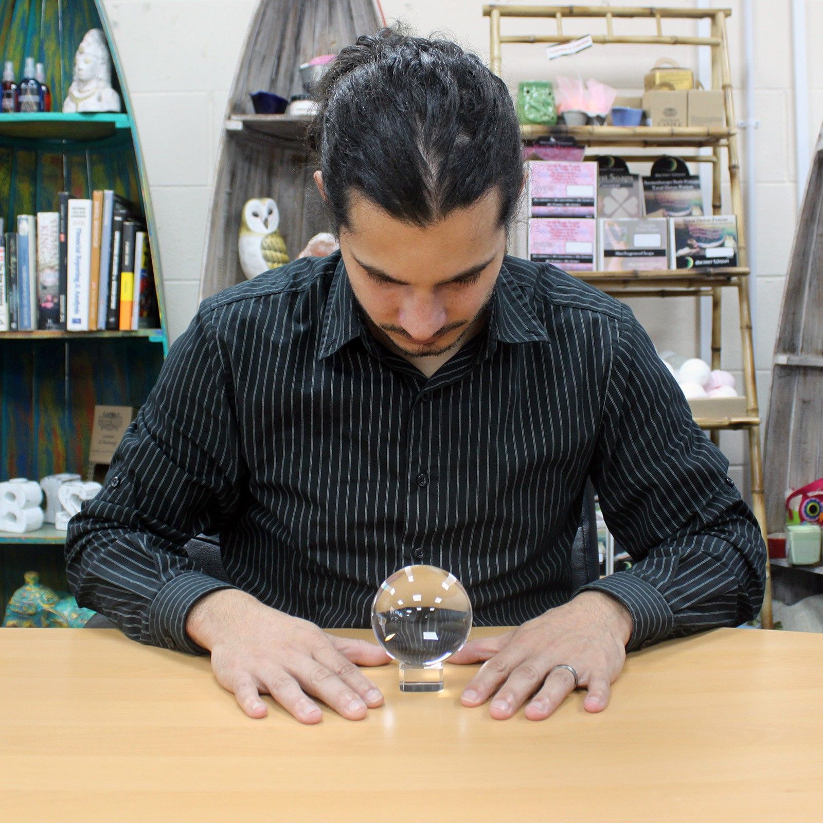 Crystal Ball on Stand 80mm for Beautiful Home Decor Display Piece