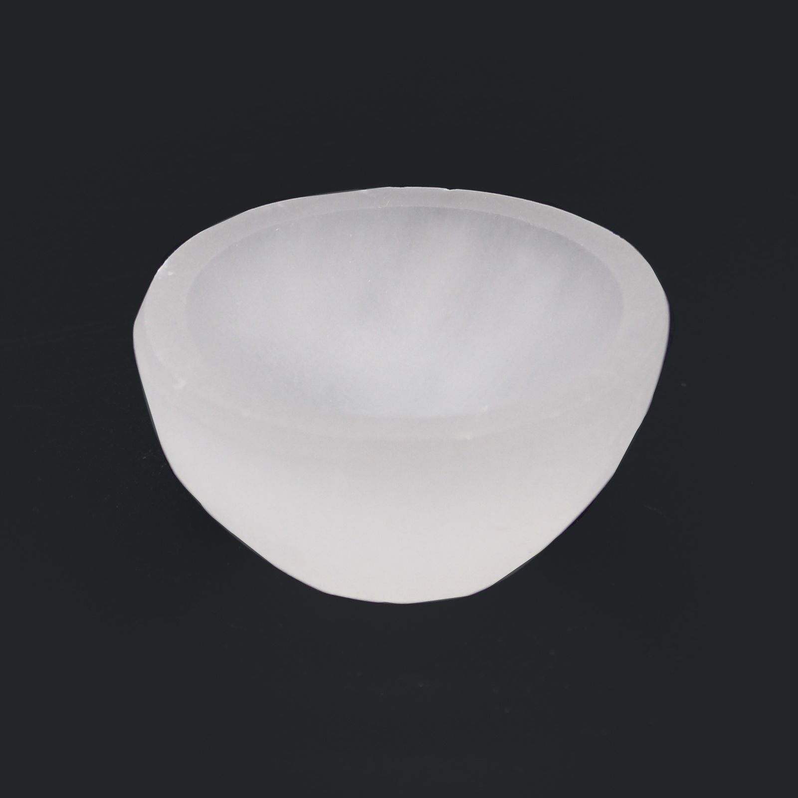 Selenite Round Bowl 6cm Elegant Decorative Home Accent Piece