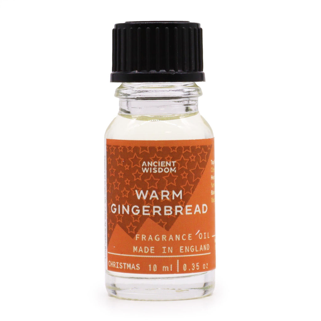 Warm Gingerbread Fragrance Oil 10ml for Creating Inviting Aromas
