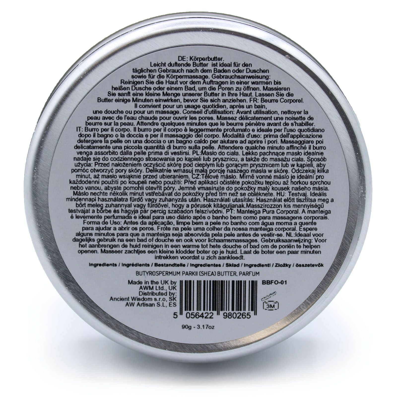 Scented Shea Body Butter 90g Sleepy Coconut for Luxuriously Soft Skin