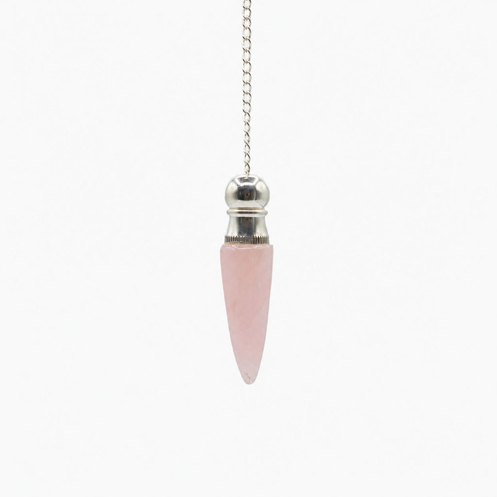 Secret Cavity Discovery of Truth Pendulum with Rose Quartz Design