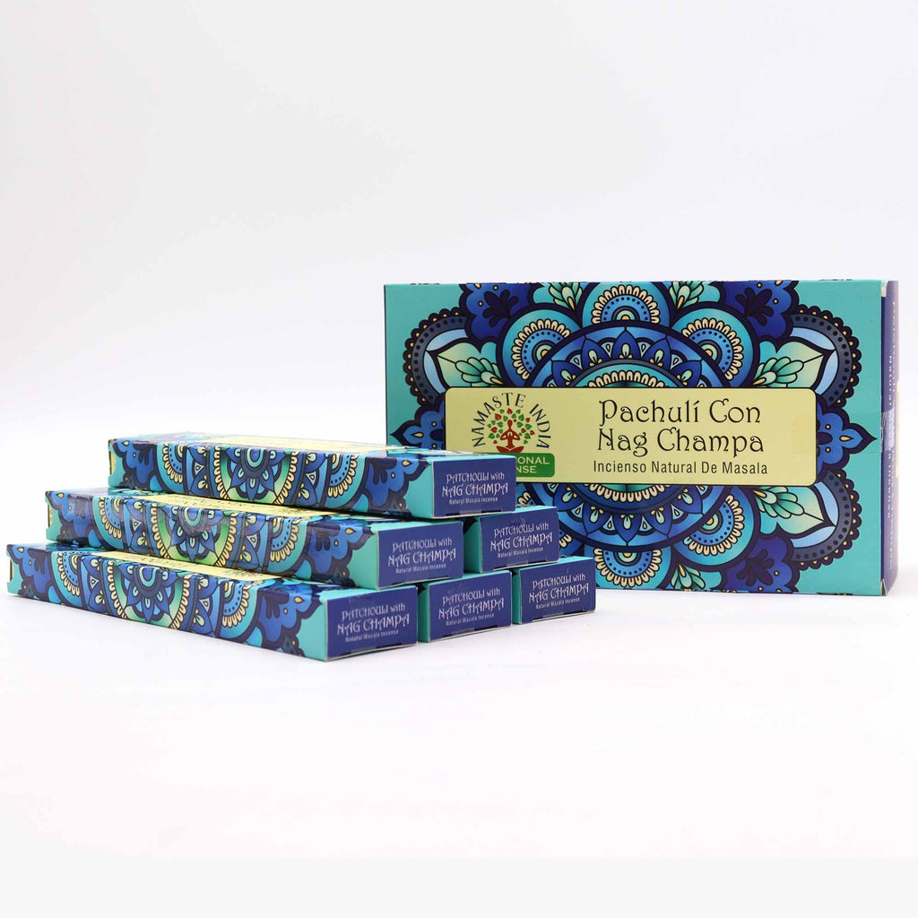 Namaste Mandala Masala Incense with Patchouli and Nag Champa
