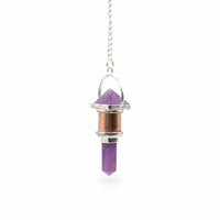The Violet Engine- Combo Piece Copper Pendulum -  Amethyst