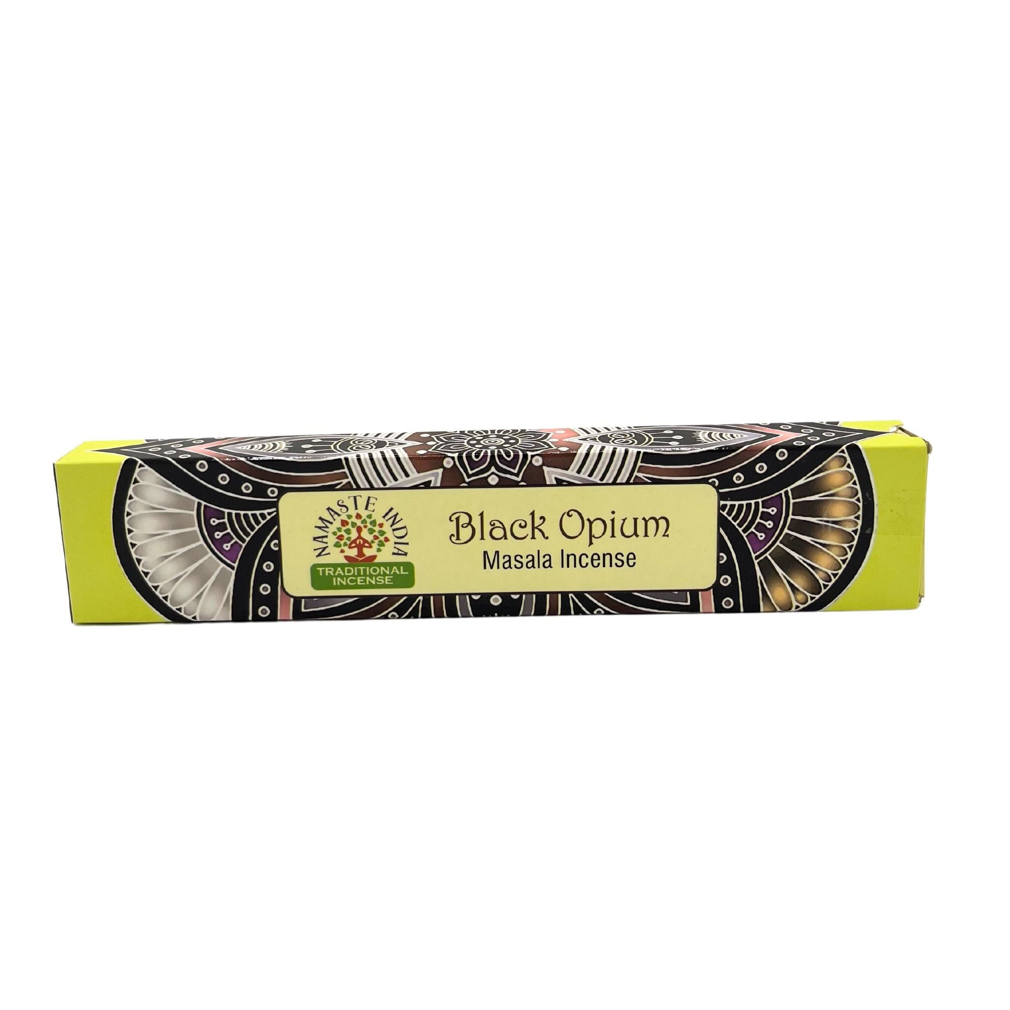 Namaste Mandala Masala Incense Sticks with Black Opium Aroma