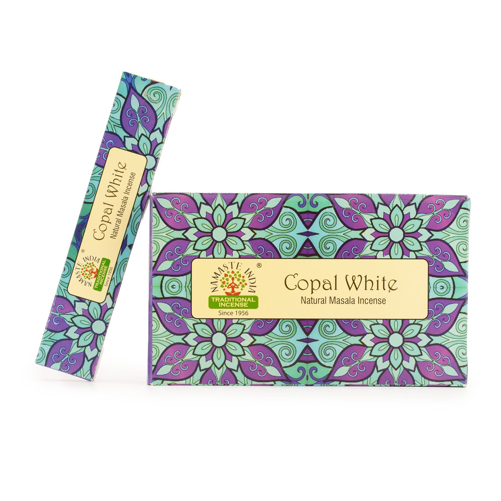 Namaste Mandala Masala Incense Sticks Copal White for Serenity
