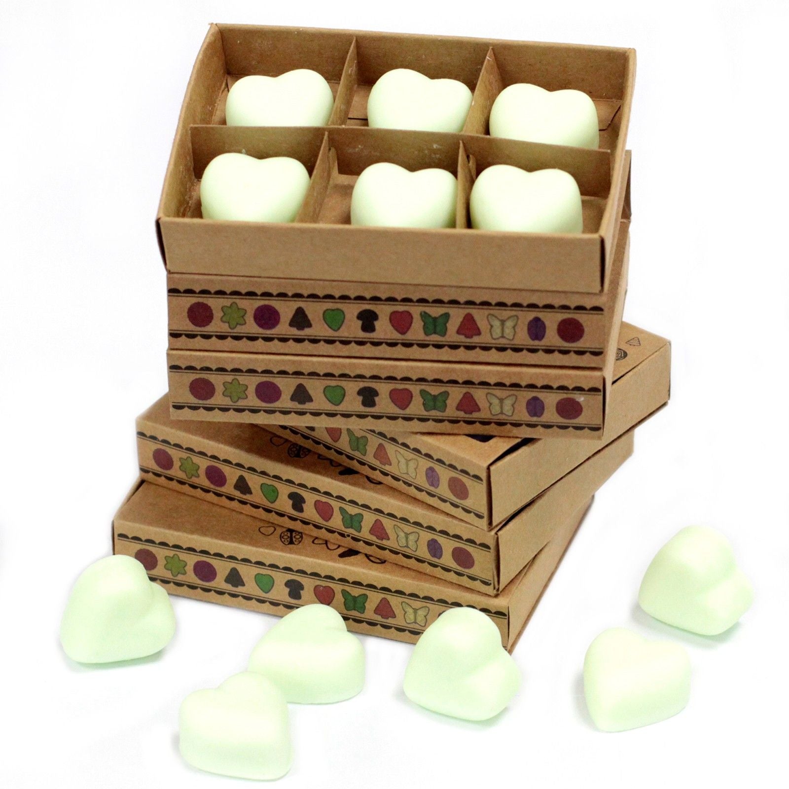 Box of 6 Wax Melts Mint & Menthol for Refreshing Home Fragrance
