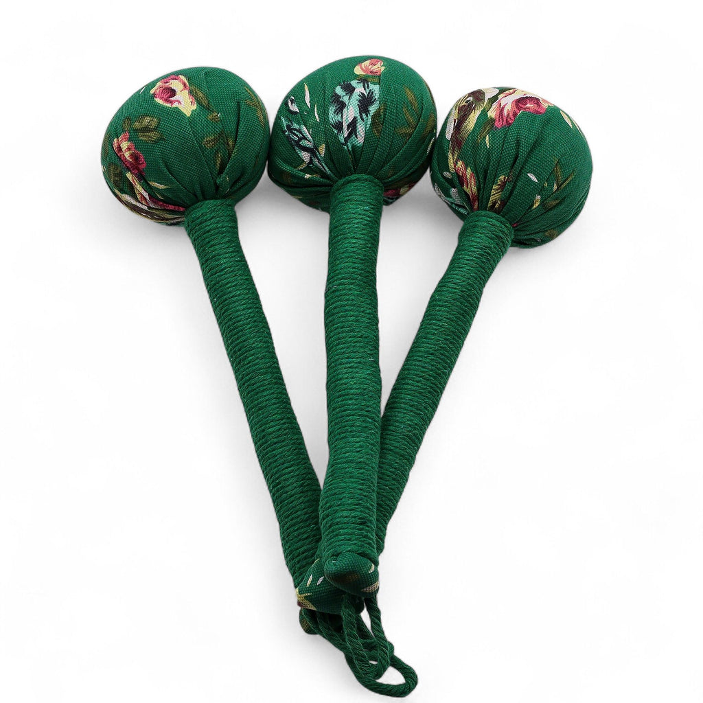 Green Wormwood Massage Hammer for Relaxation and Comfort Therapy