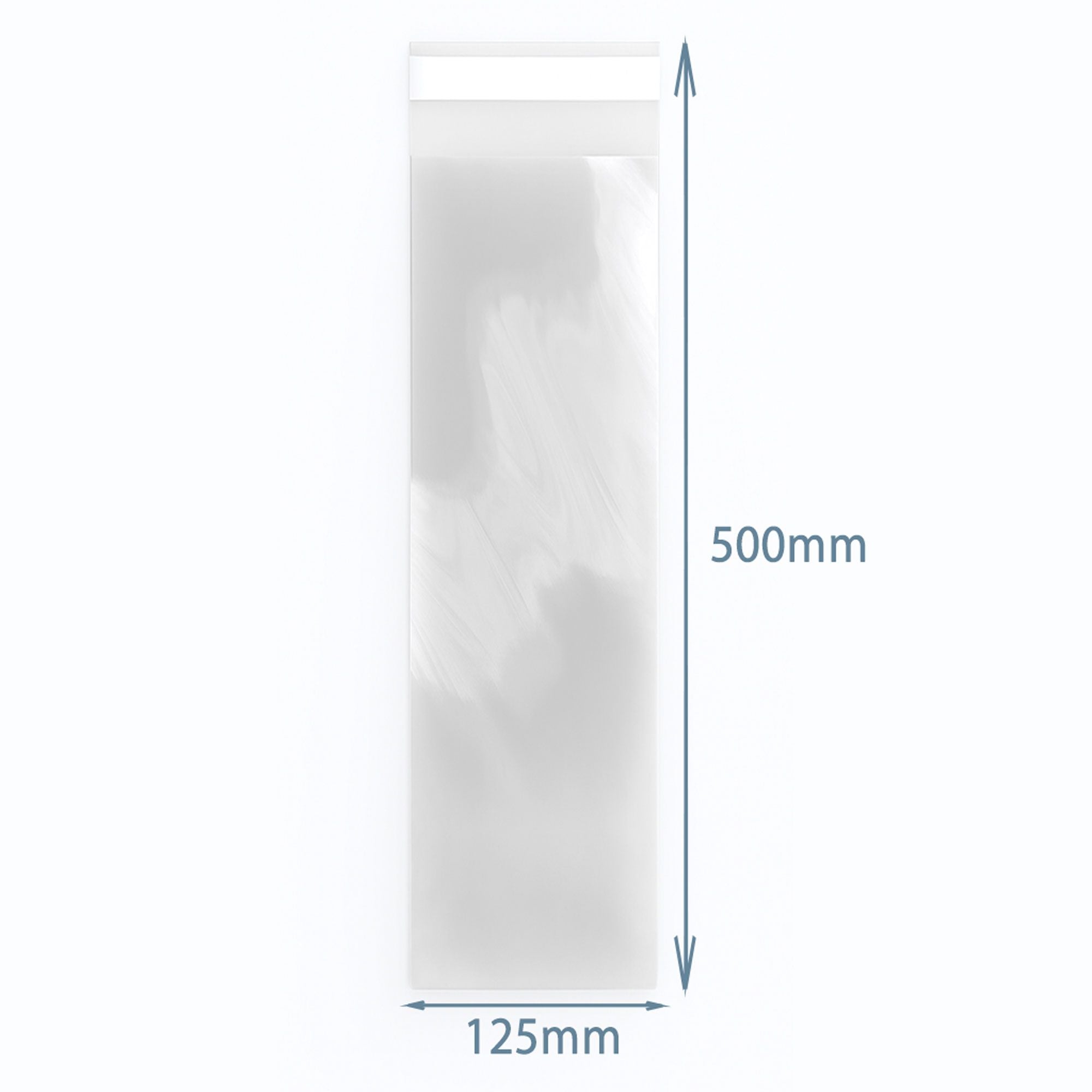 Poly Prop Bags 125x500mm Reaseal for Stylish Packaging Solutions