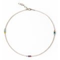 Nepalese Extra Fine Gem Necklace with Pearl and Cut Beads