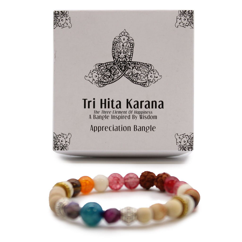 Tri Hita Karana Bangle for Appreciation of Balance and Harmony