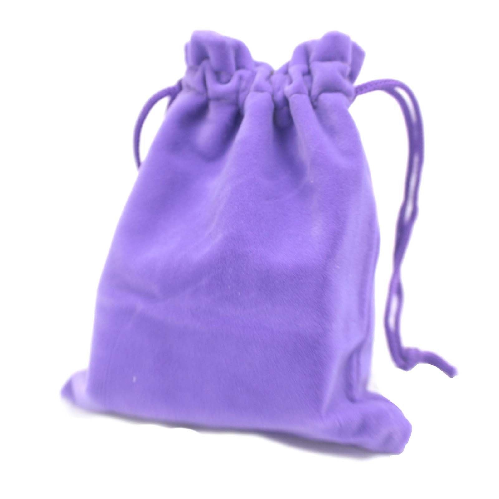 Quality Velvet Pouch in Purple for Storing Small Items Safely