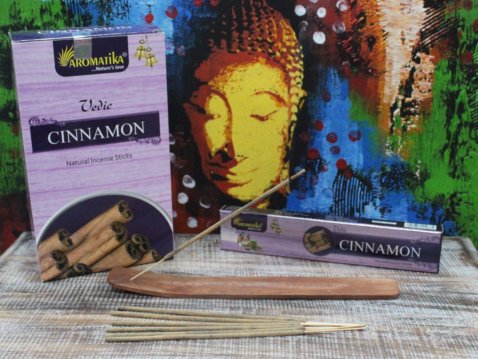 Vedic Incense Sticks Cinnamon for Home Fragrance and Relaxation
