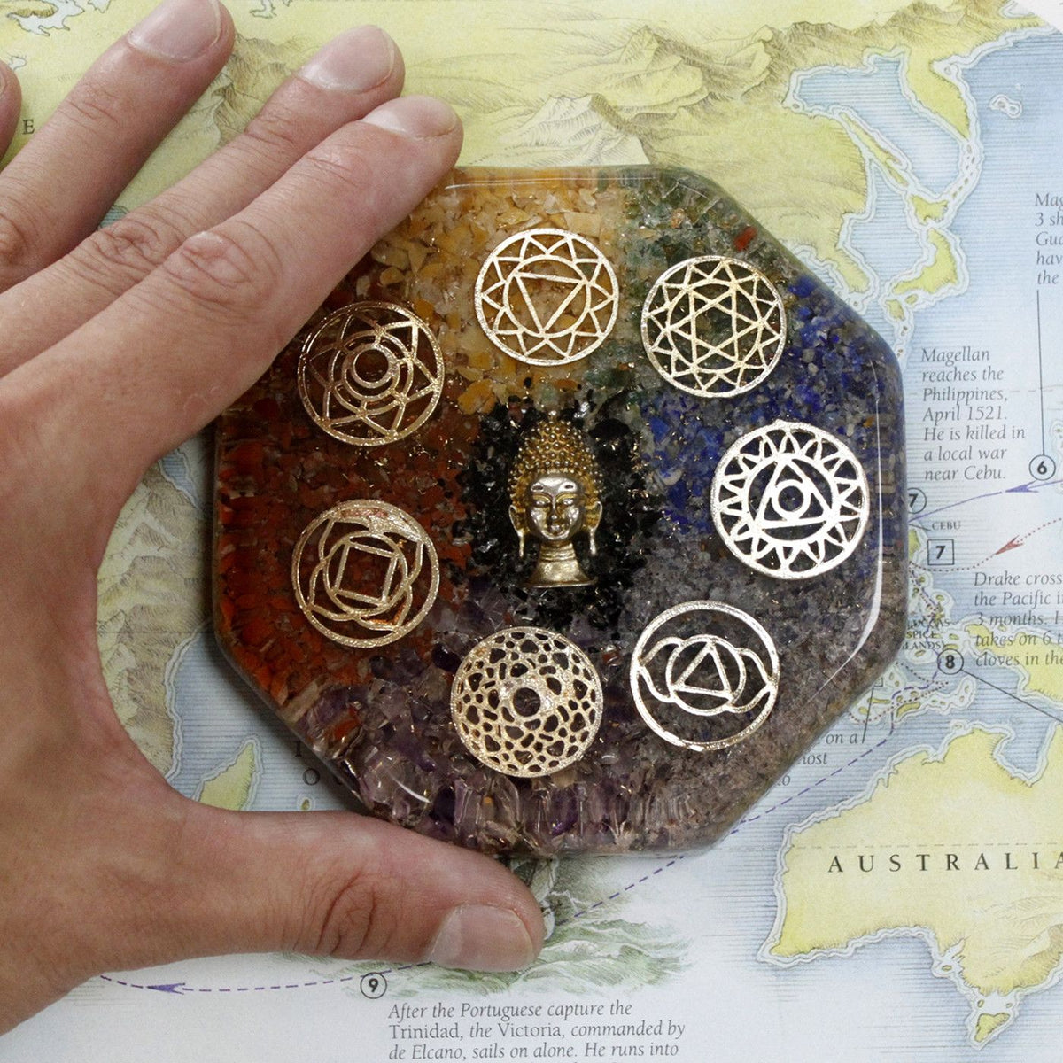 Orgonite Desk Power Packs - Tree of Life - Large