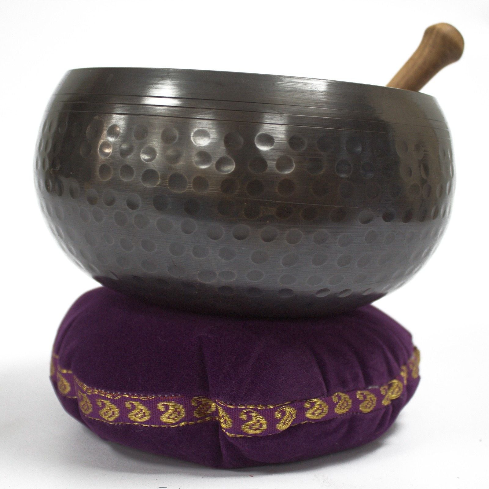Singing Bowl Velvet Cushion 16cm for Sound Resonance and Display