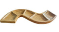 Unique Snake Shaped Teak Bowl for Serving and Home Decor Display