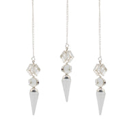 The Architect of Clarity - Three Piece Pendulum - Crystal Quartz