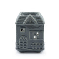 Townhouse Grey Oil Burner in Elegant Ceramic for Home Fragrance
