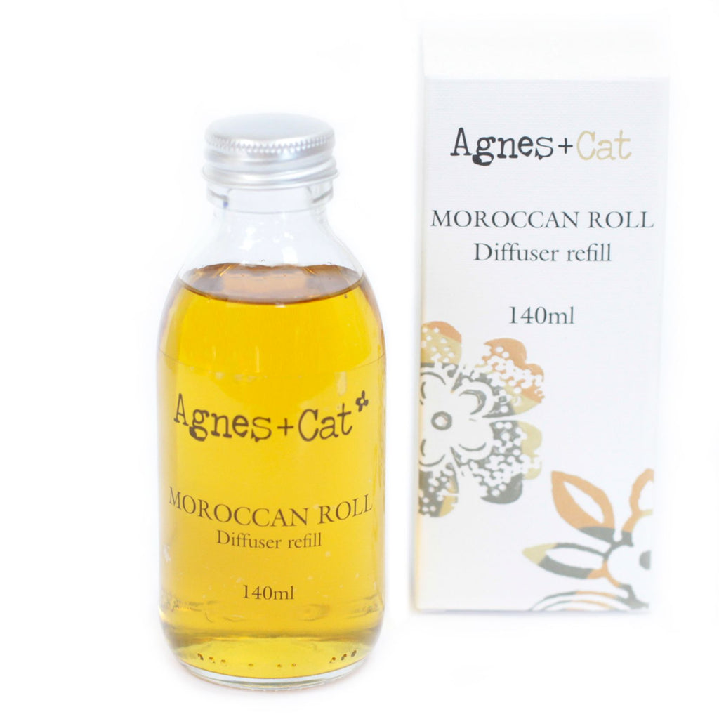 Agnes + Cat Reed Diffuser Refill Moroccan Roll 150ml for Home