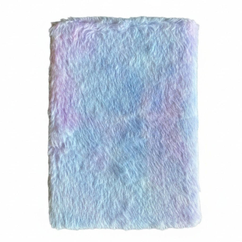 Soft Book Dream Journal with Pastel Faux Fur Cover and 80 Pages