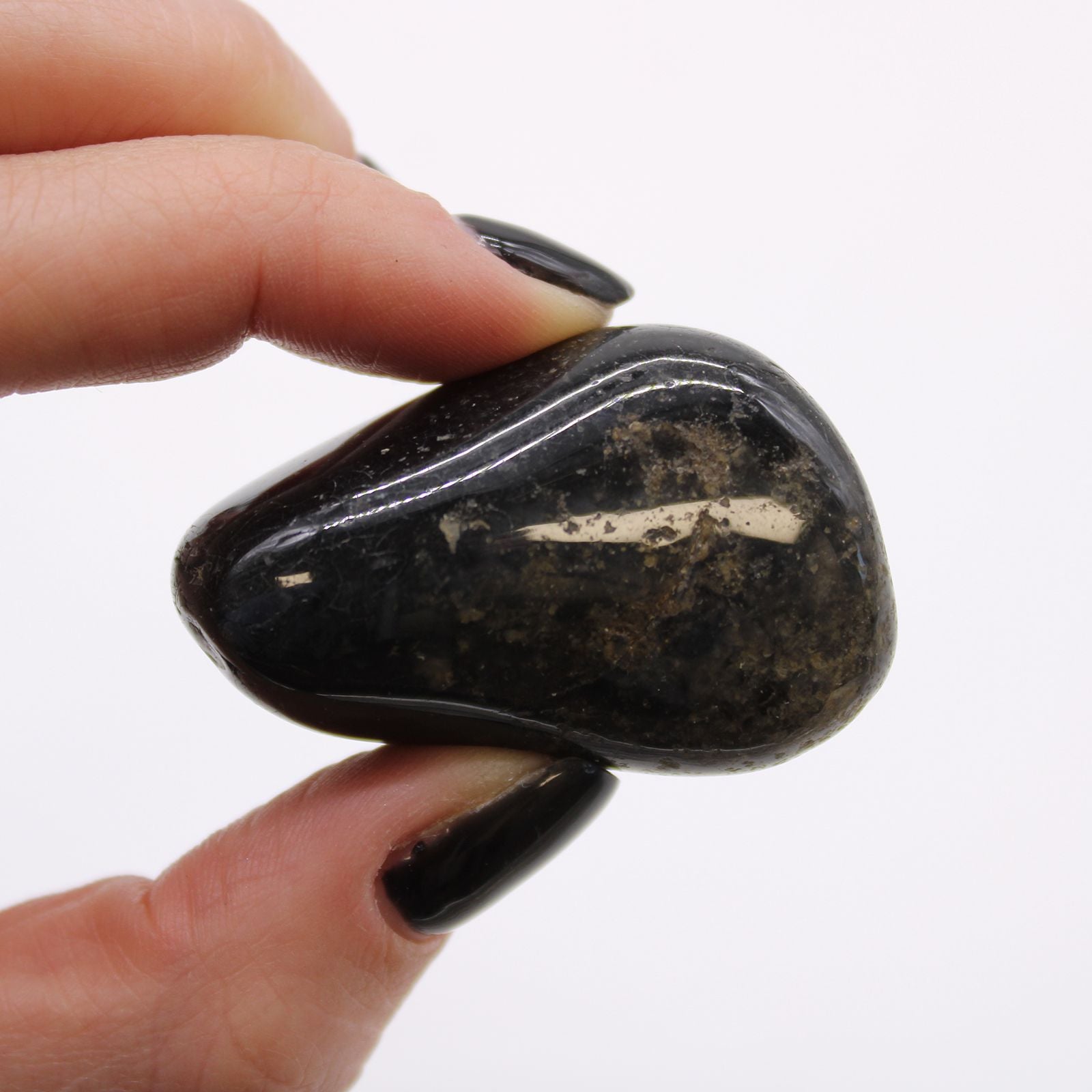 Large African Tumble Stones in Black Onyx for Stylish Home Decor