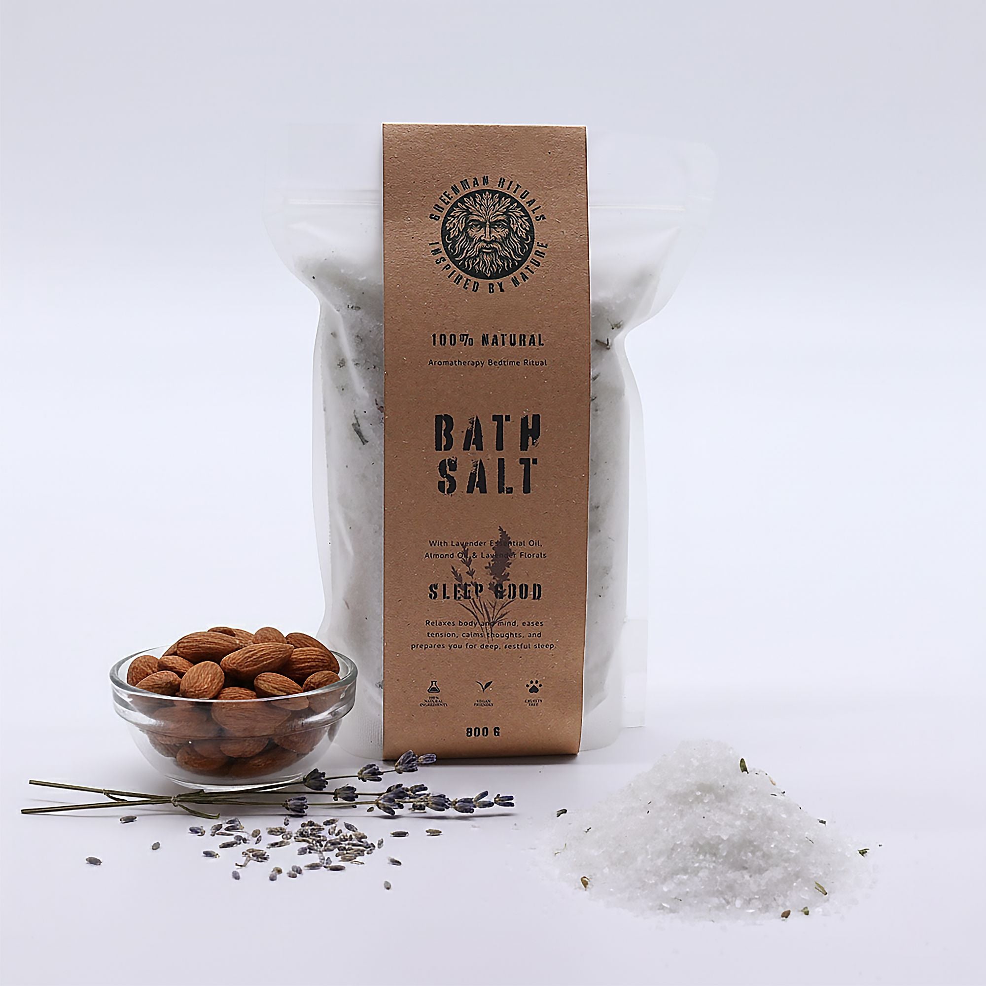 Greenman Rituals Lavender Aromatherapy Epsom Bath Salt for Sleep