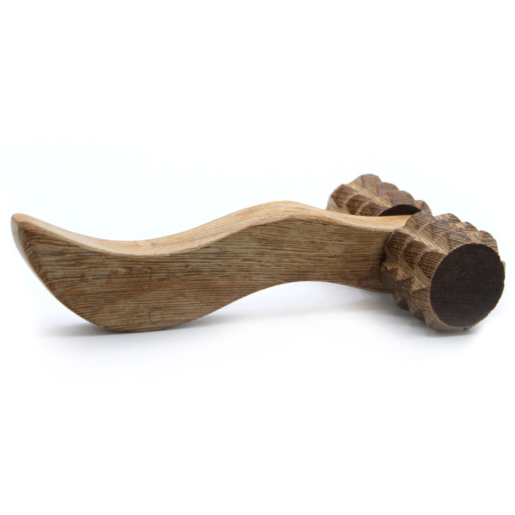 Massage Tool Ribbed Hand Roller for Sore Muscle Relief and Comfort
