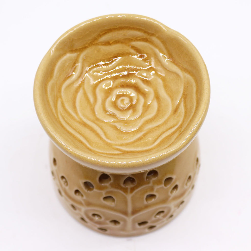 Tree of Life Honey Oil Burner for Fragrance and Home Decor