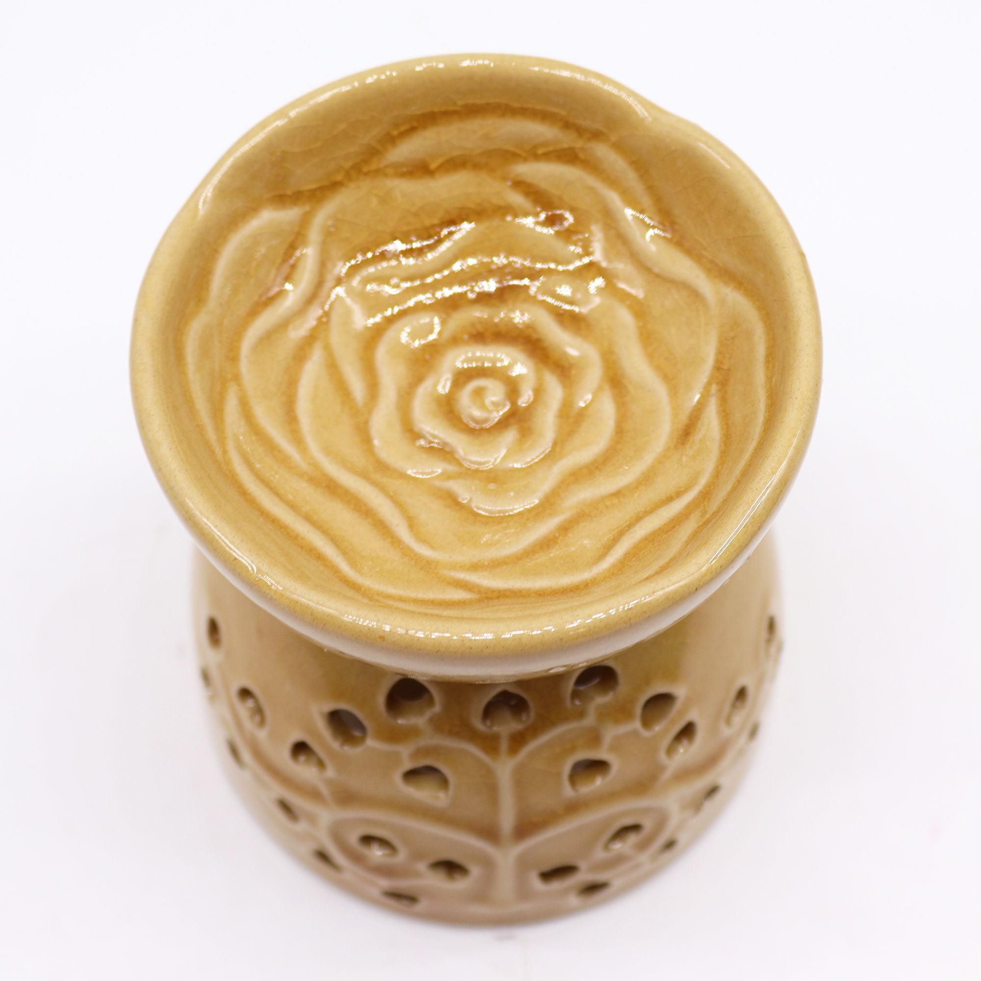 Tree of Life Honey Oil Burner for Fragrance and Home Decor