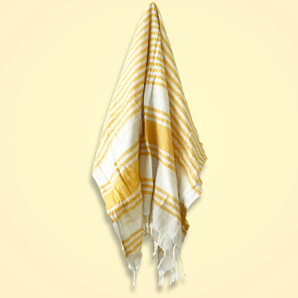 Hamman Spa Towel Sunrise Yellow for Comfort and Style 90x170cm